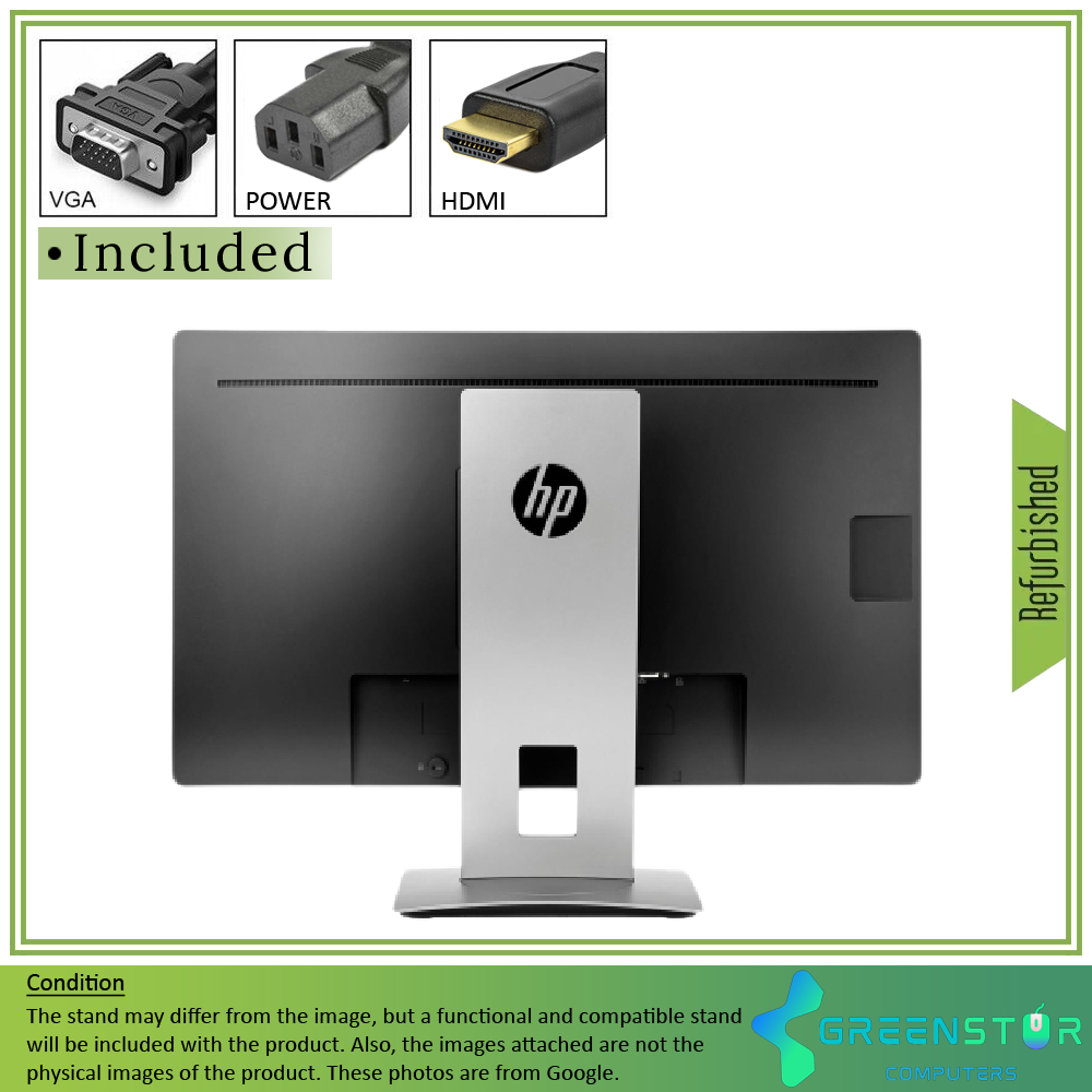  Refurbished(Good) - HP EliteDisplay E232 23" Widescreen 1920x1080 FHD LED Backlight LCD IPS Monitor